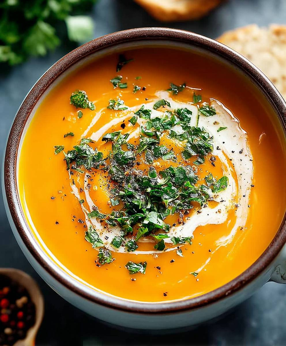 Butternut Squash Sweet Potato Soup