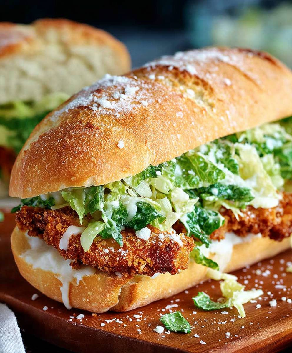 Crispy Chicken Caesar Sandwich