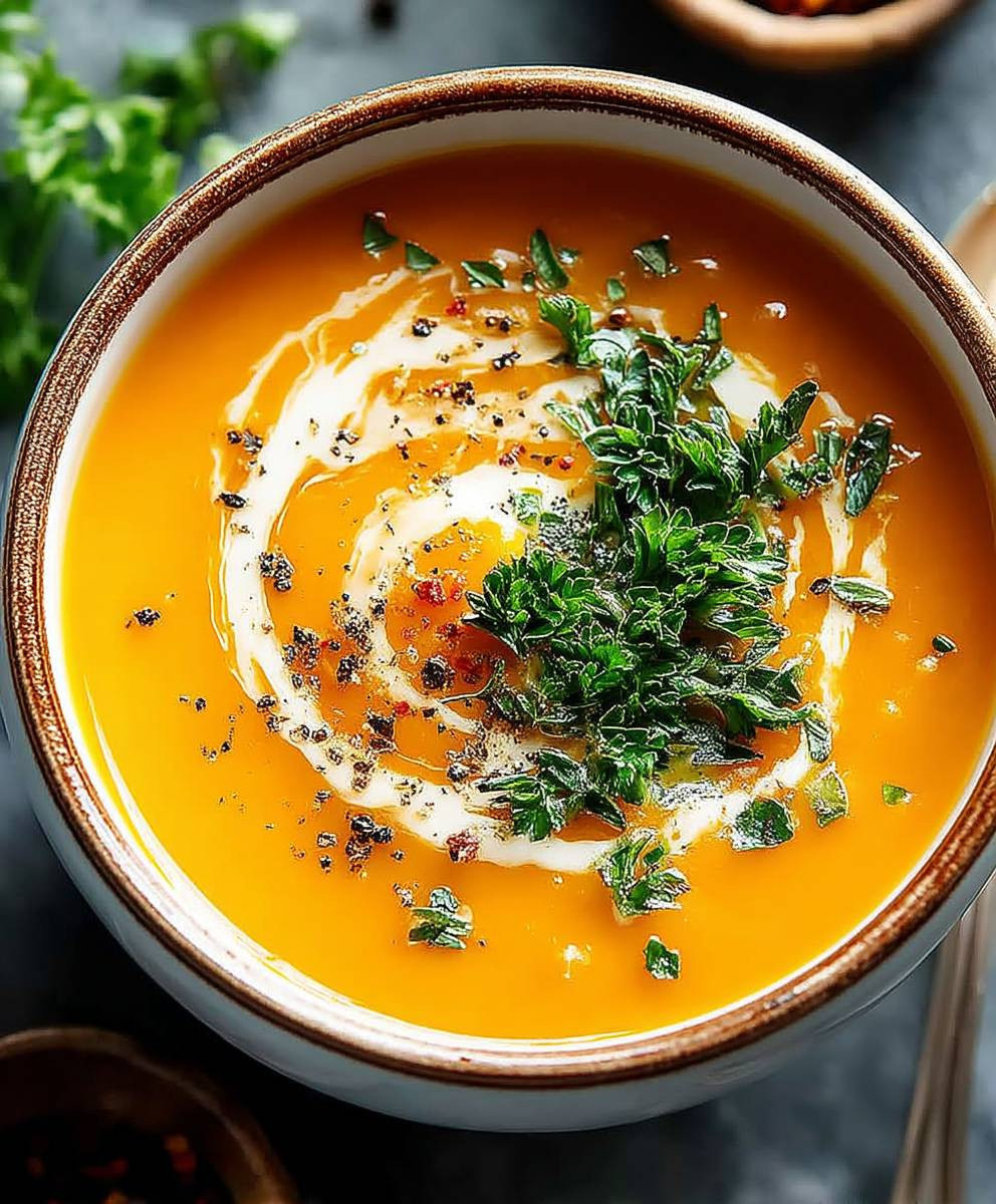 Butternut Squash Sweet Potato Soup