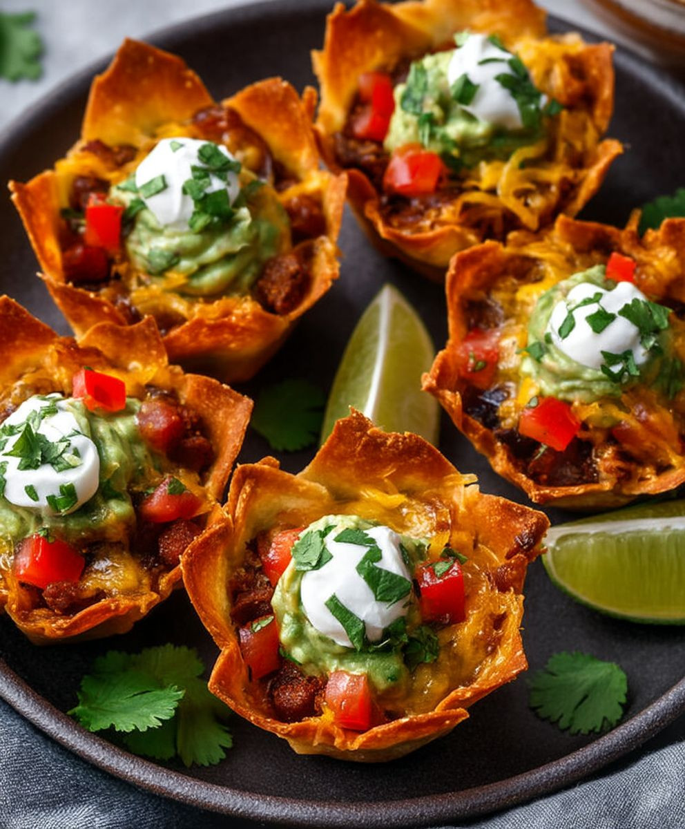 Taco Cups Appetizer