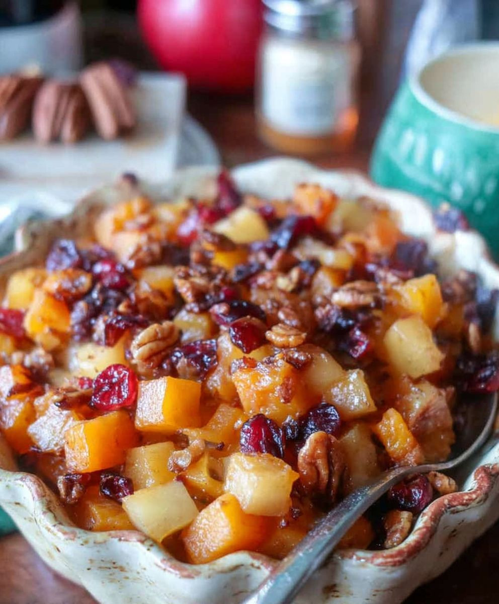 Butternut Squash Apple Bake