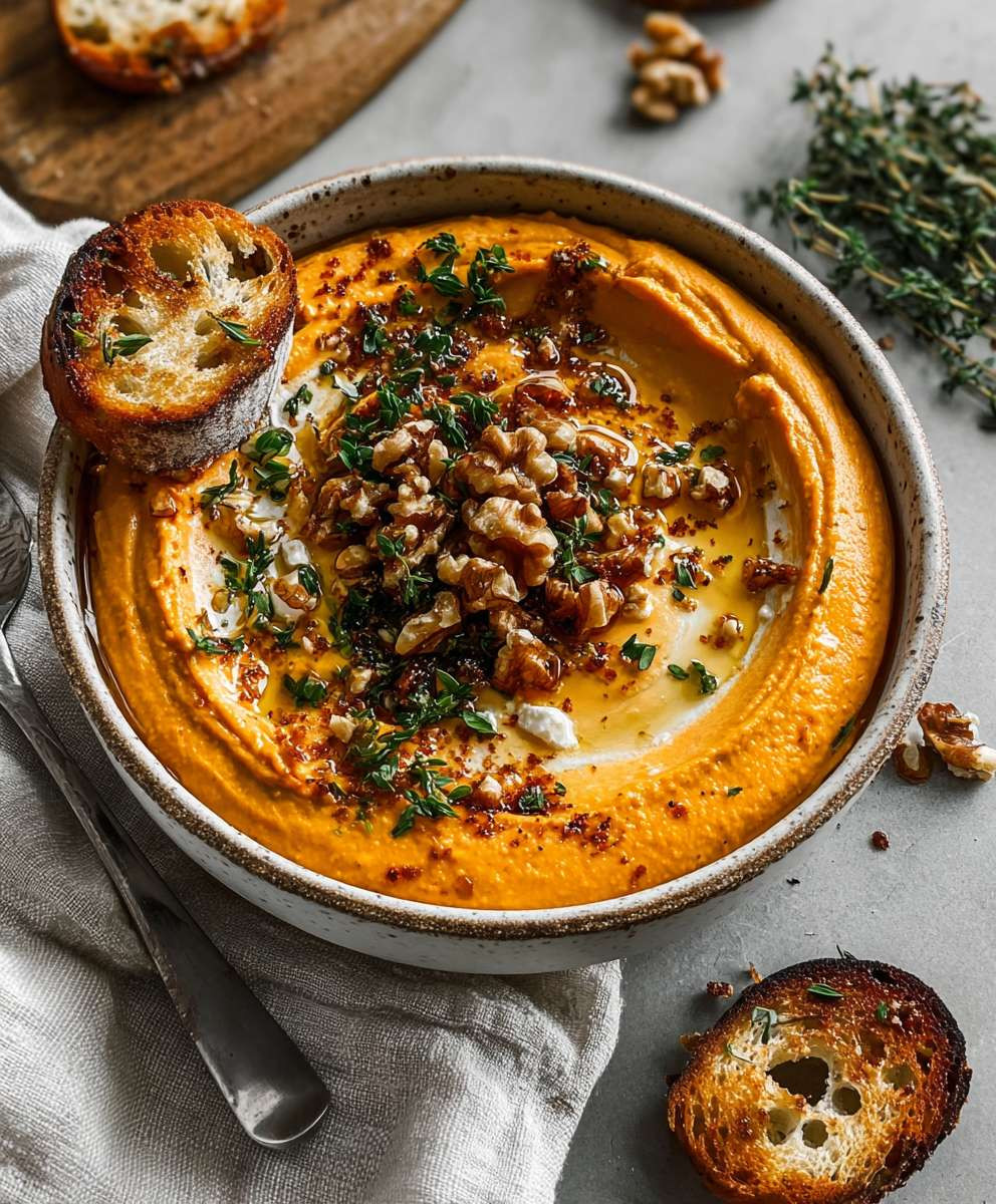 Pumpkin Whipped Feta Dip