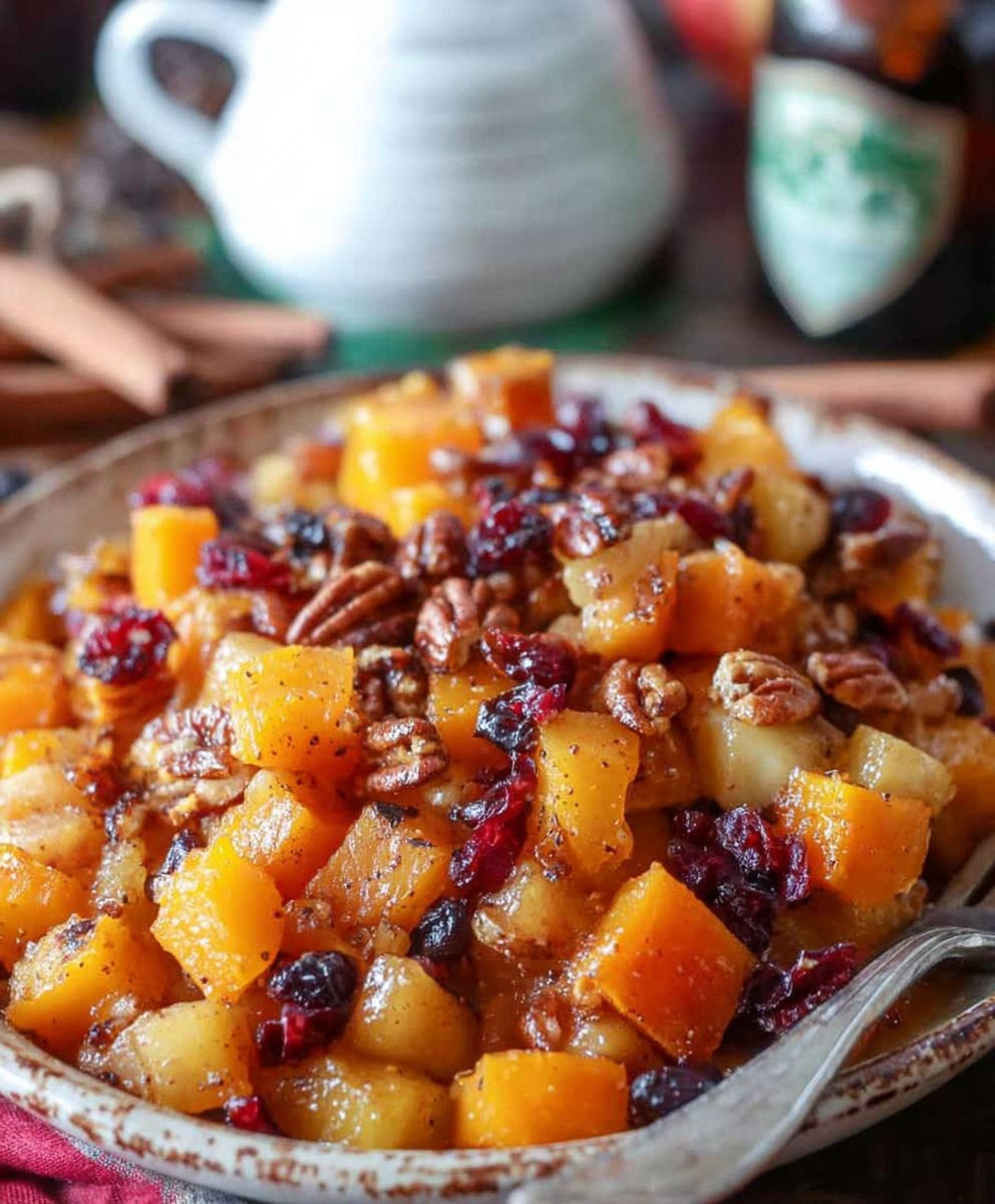 Butternut Squash Apple Bake