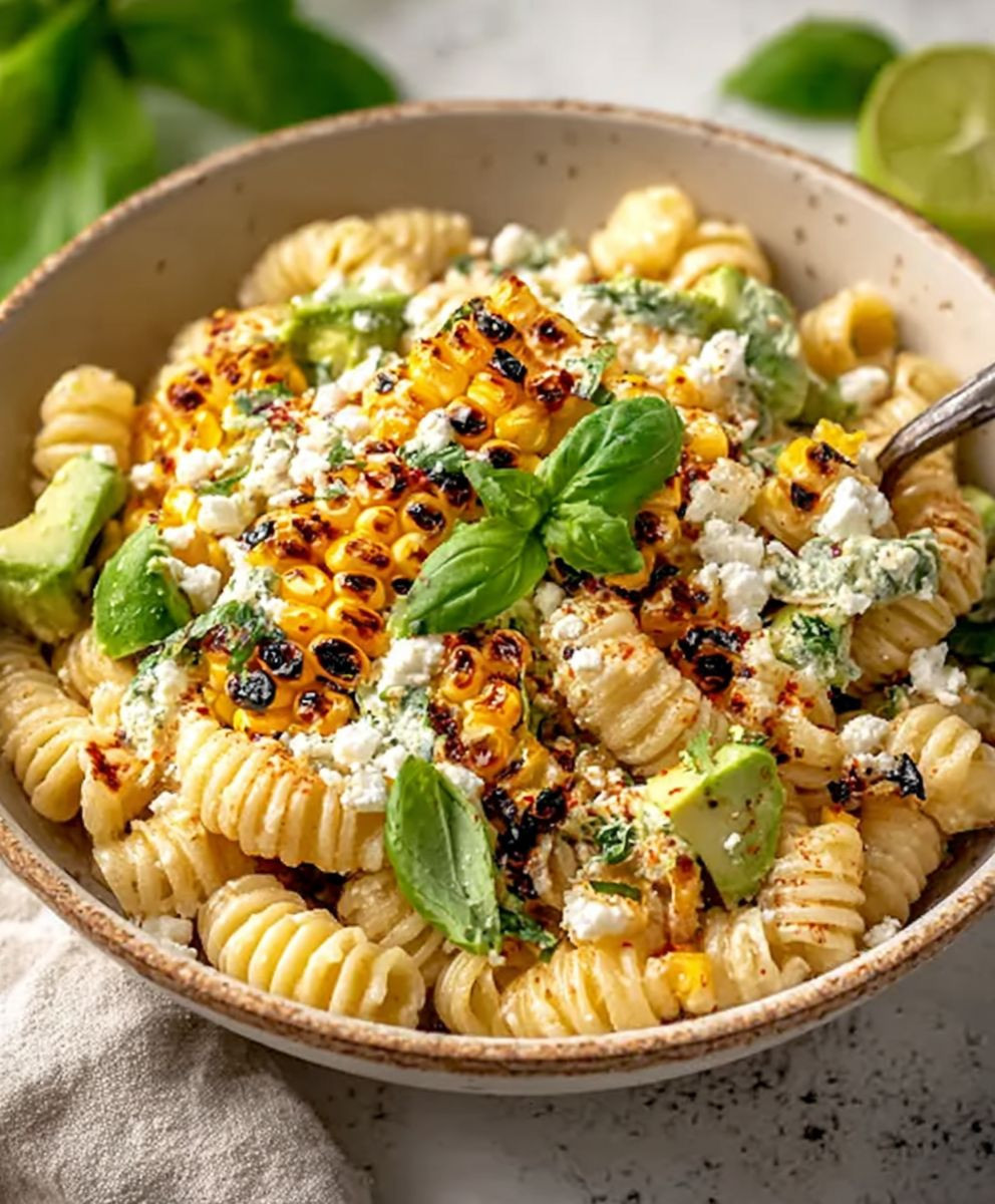 Creamy Street Corn Pasta