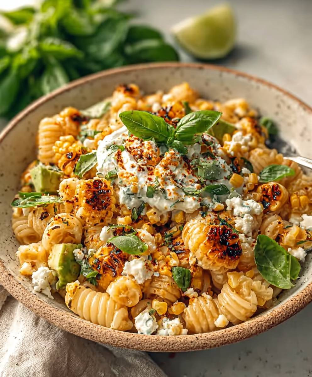Creamy Street Corn Pasta