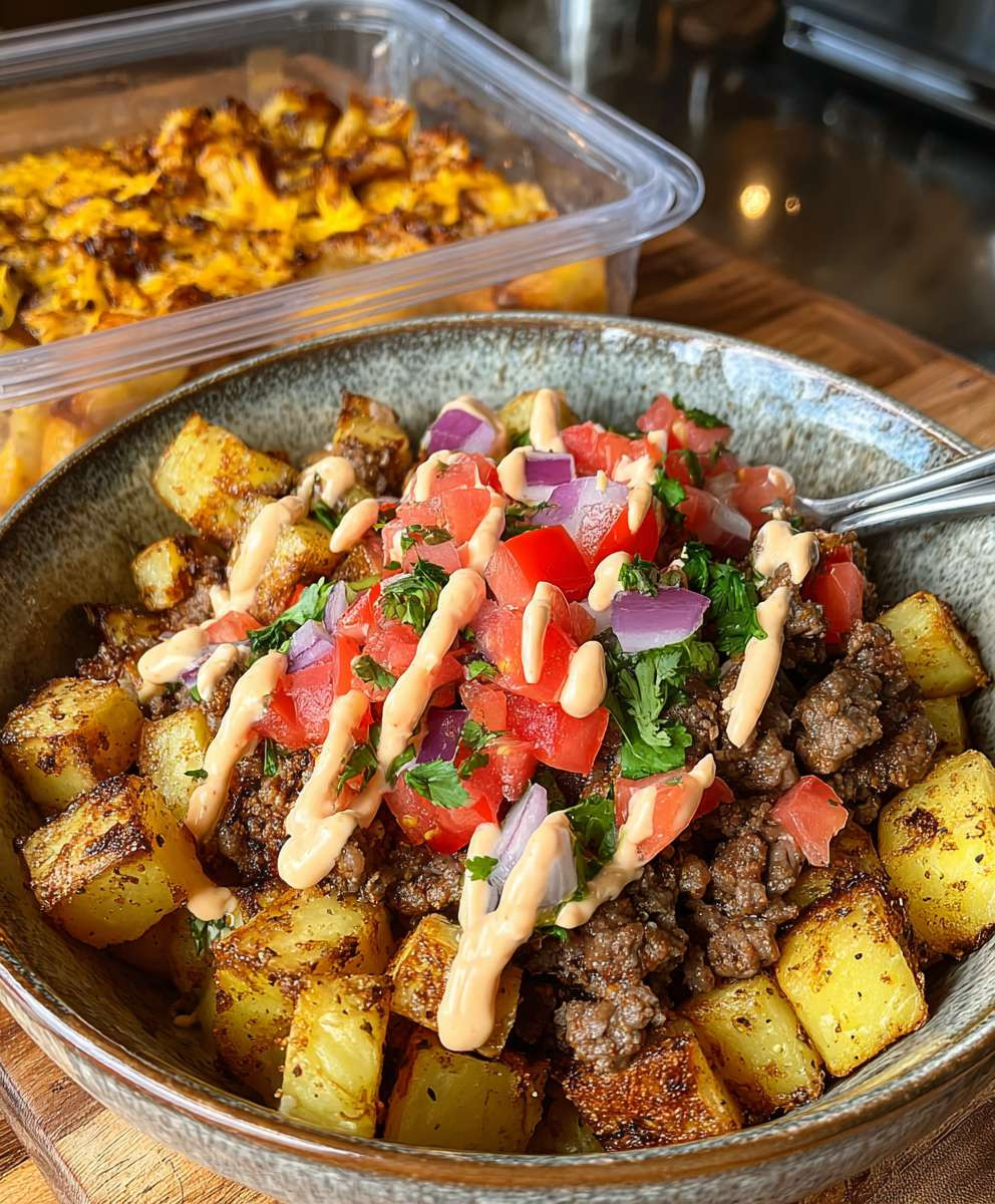 Potato Taco Bowl Meal Prep