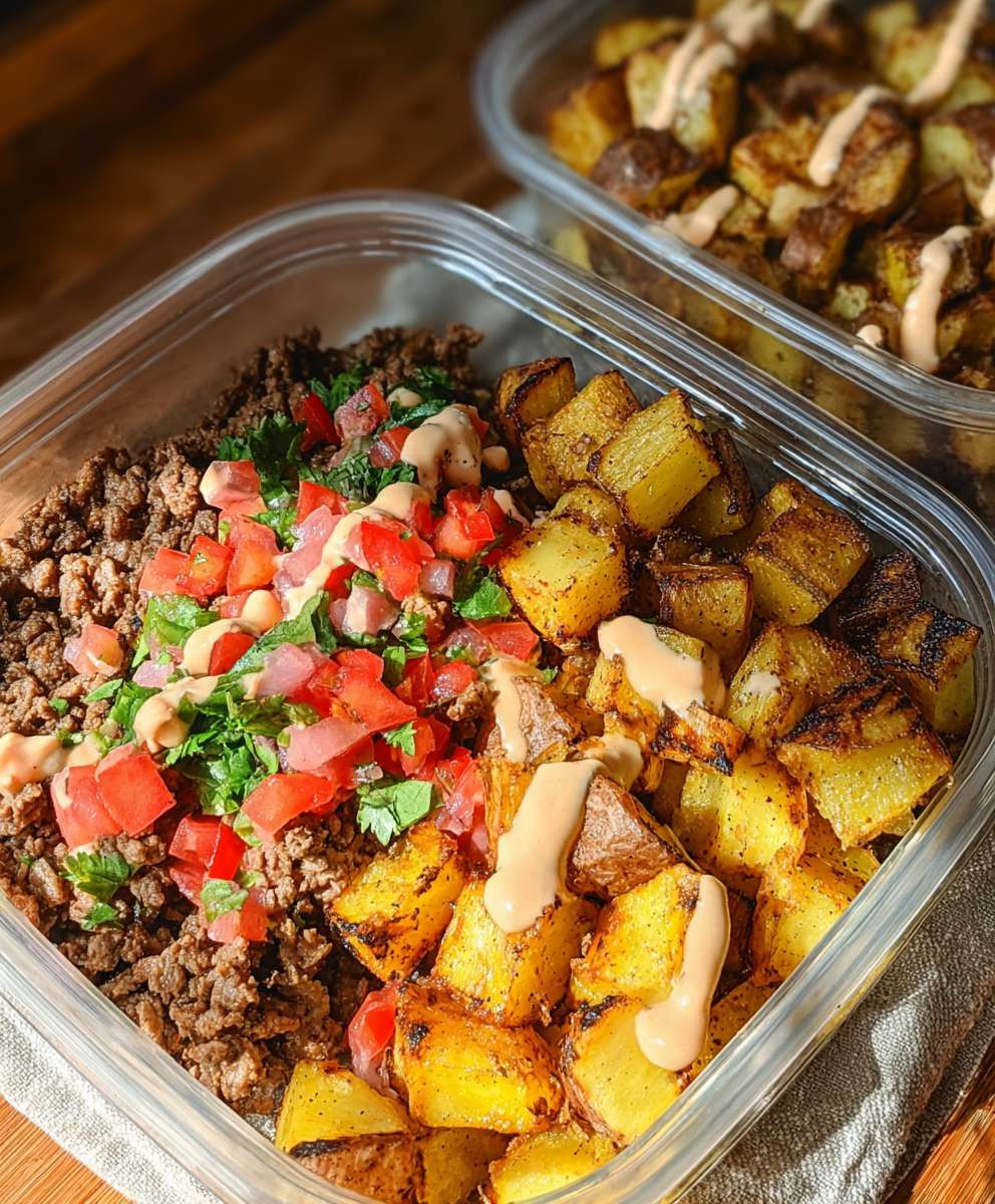 Potato Taco Bowl Meal Prep