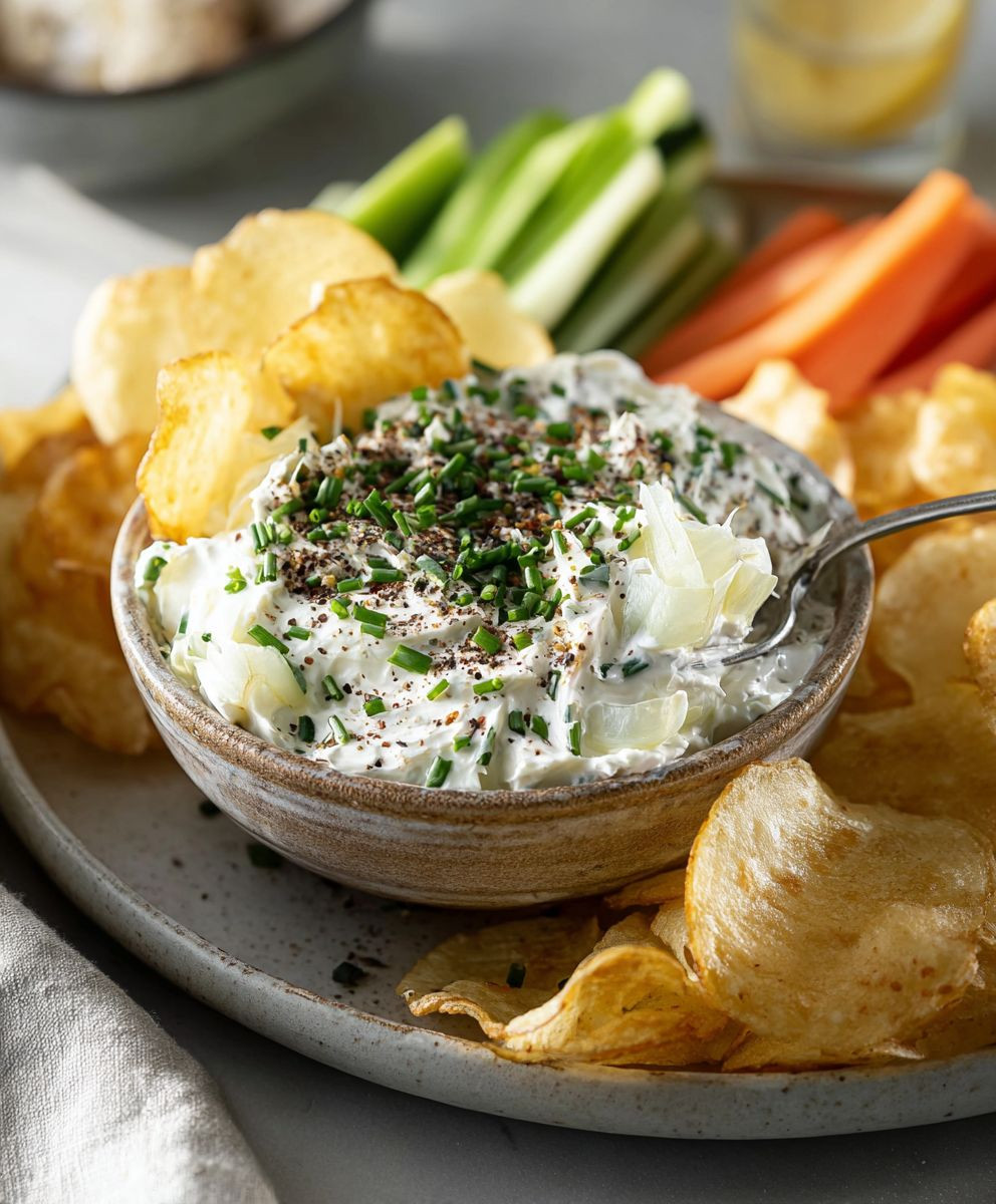 Sour cream onion dip