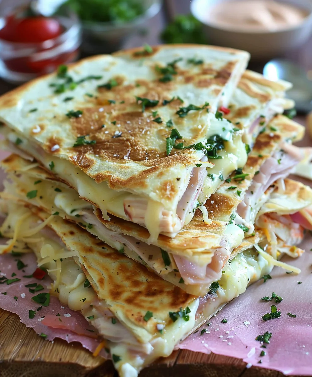 Ultimate Chicken Cordon Bleu Quesadillas: Deliciously Easy!