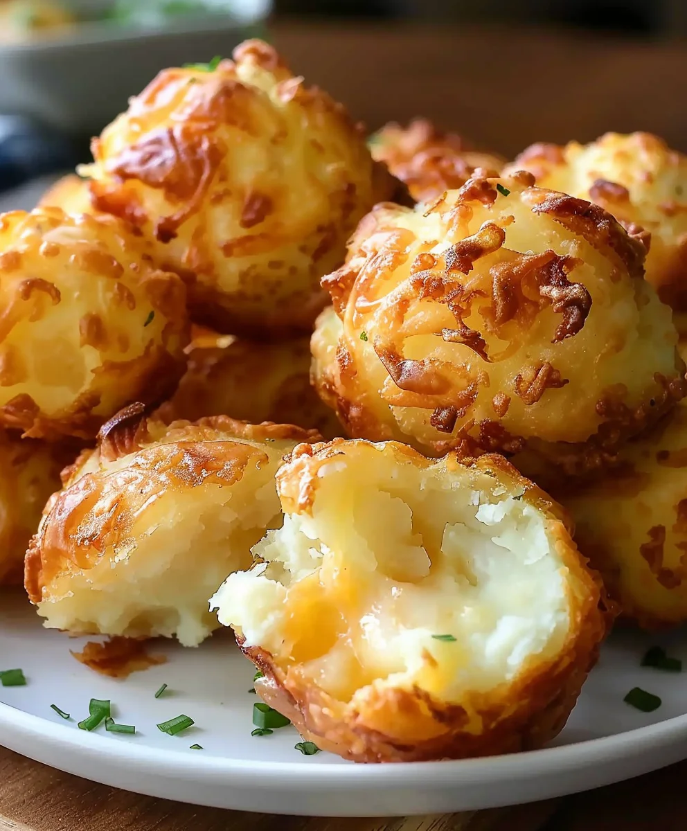 Mashed Potato Cheese Puffs