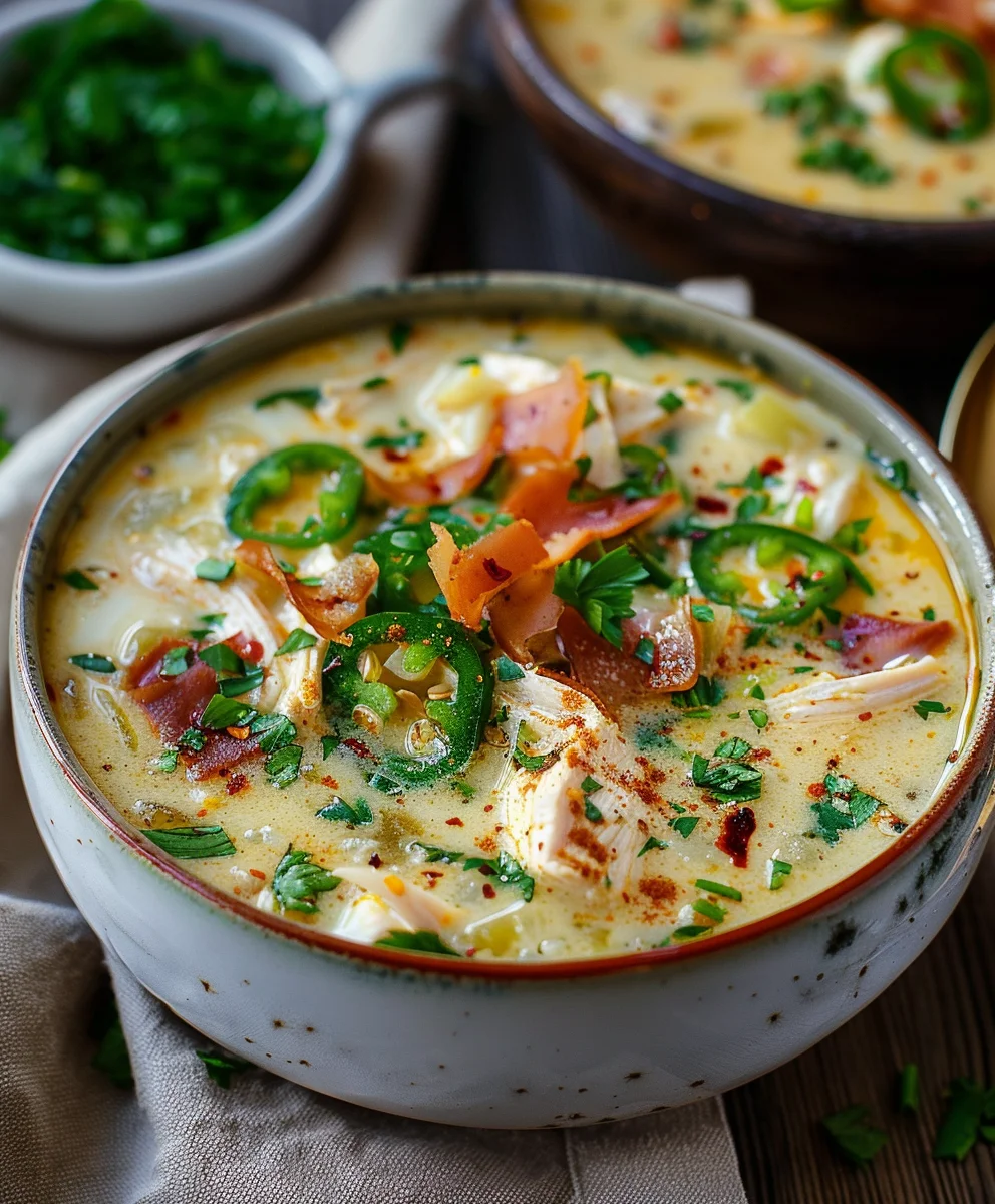 Ultimate Spicy Jalapeno Popper Chicken Soup – Kickin' Comfort
