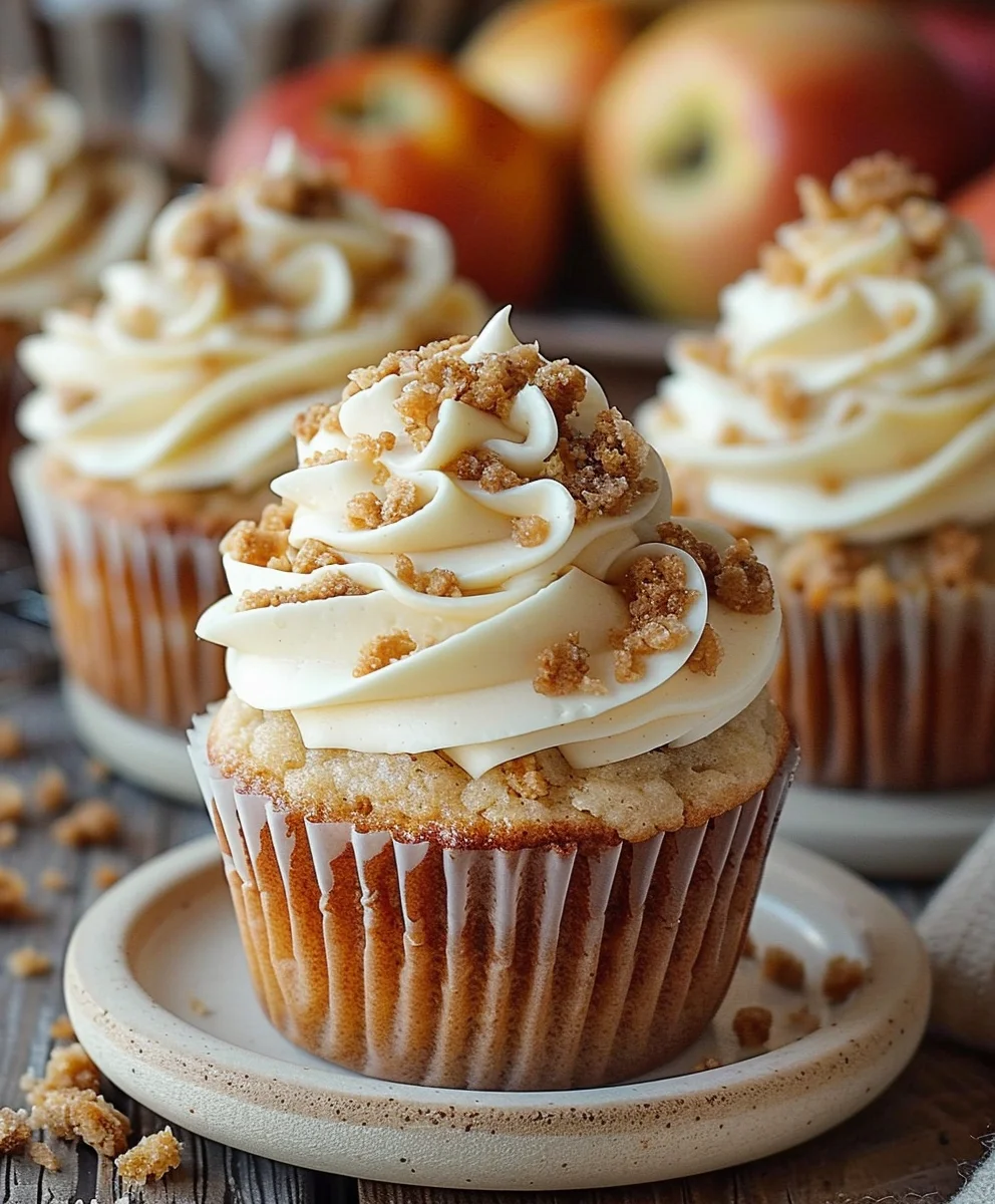 Warm Apple Crumble Cupcakes: Your New Favorite Fall Treat!