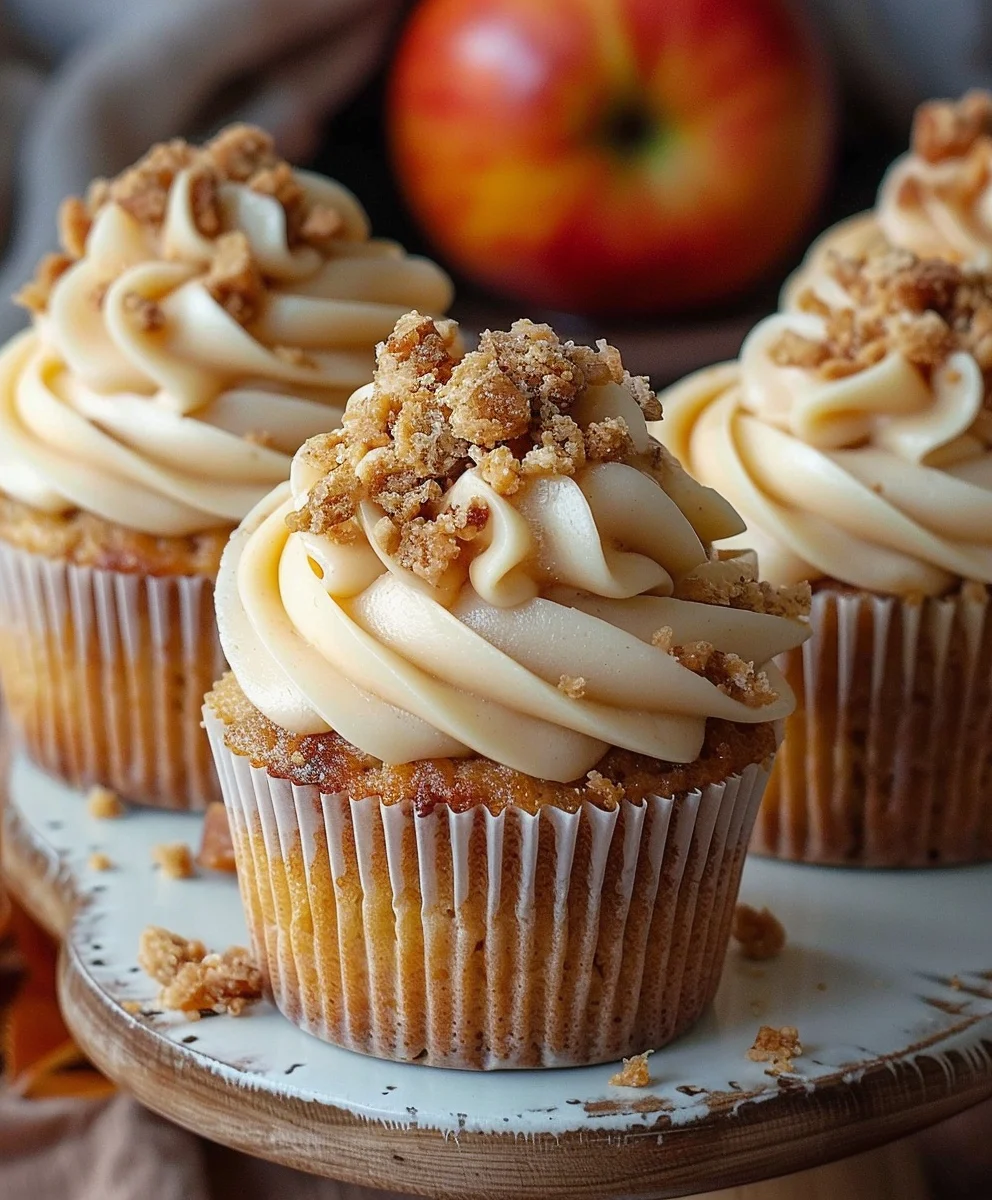 Warm Apple Crumble Cupcakes: Your New Favorite Fall Treat!