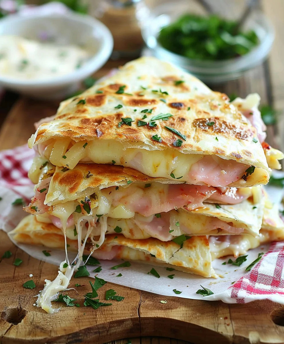 Ultimate Chicken Cordon Bleu Quesadillas: Deliciously Easy!
