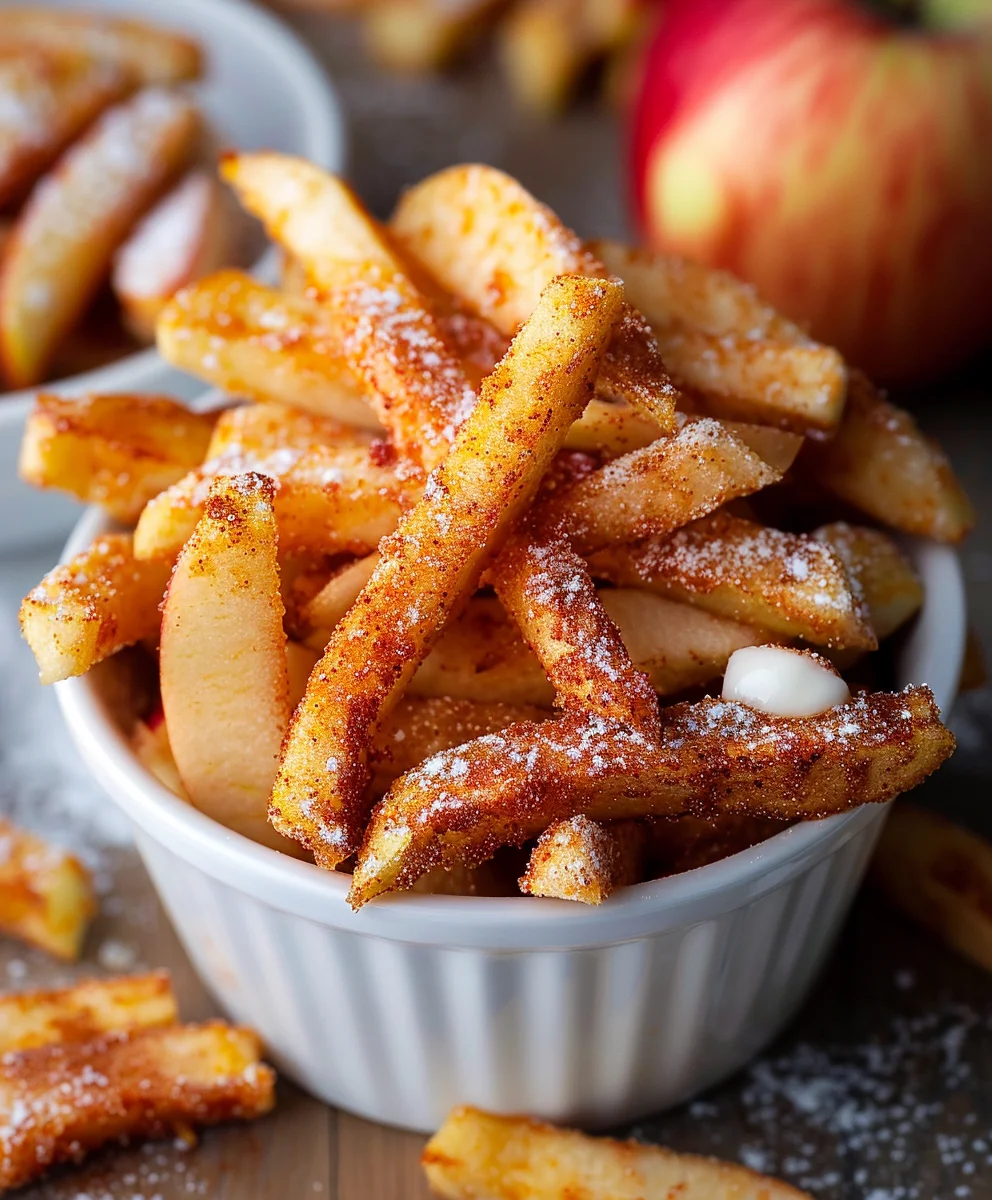 Air Fryer Apple Fries
