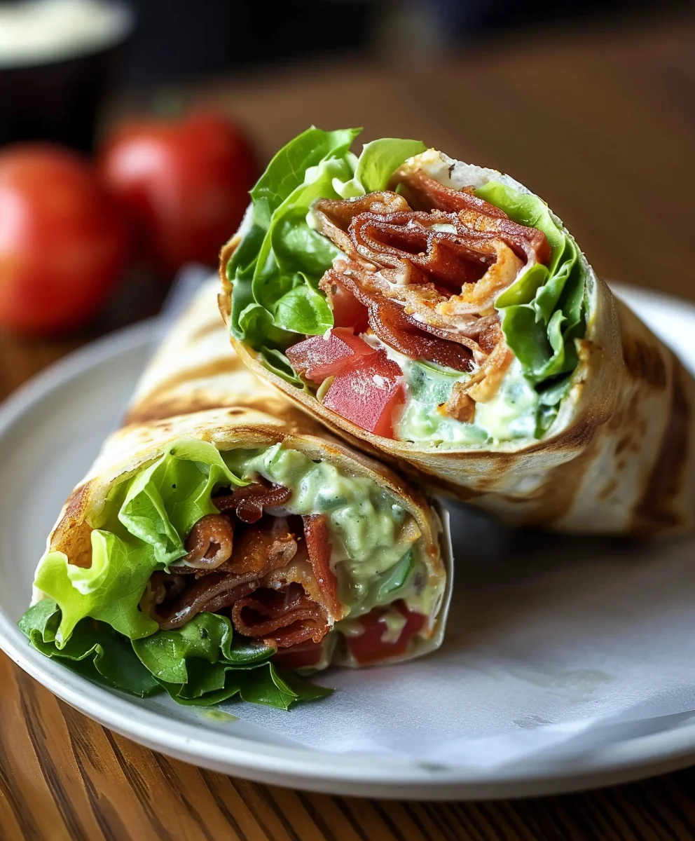 Gourmet BLT Wraps With Secret Sauce