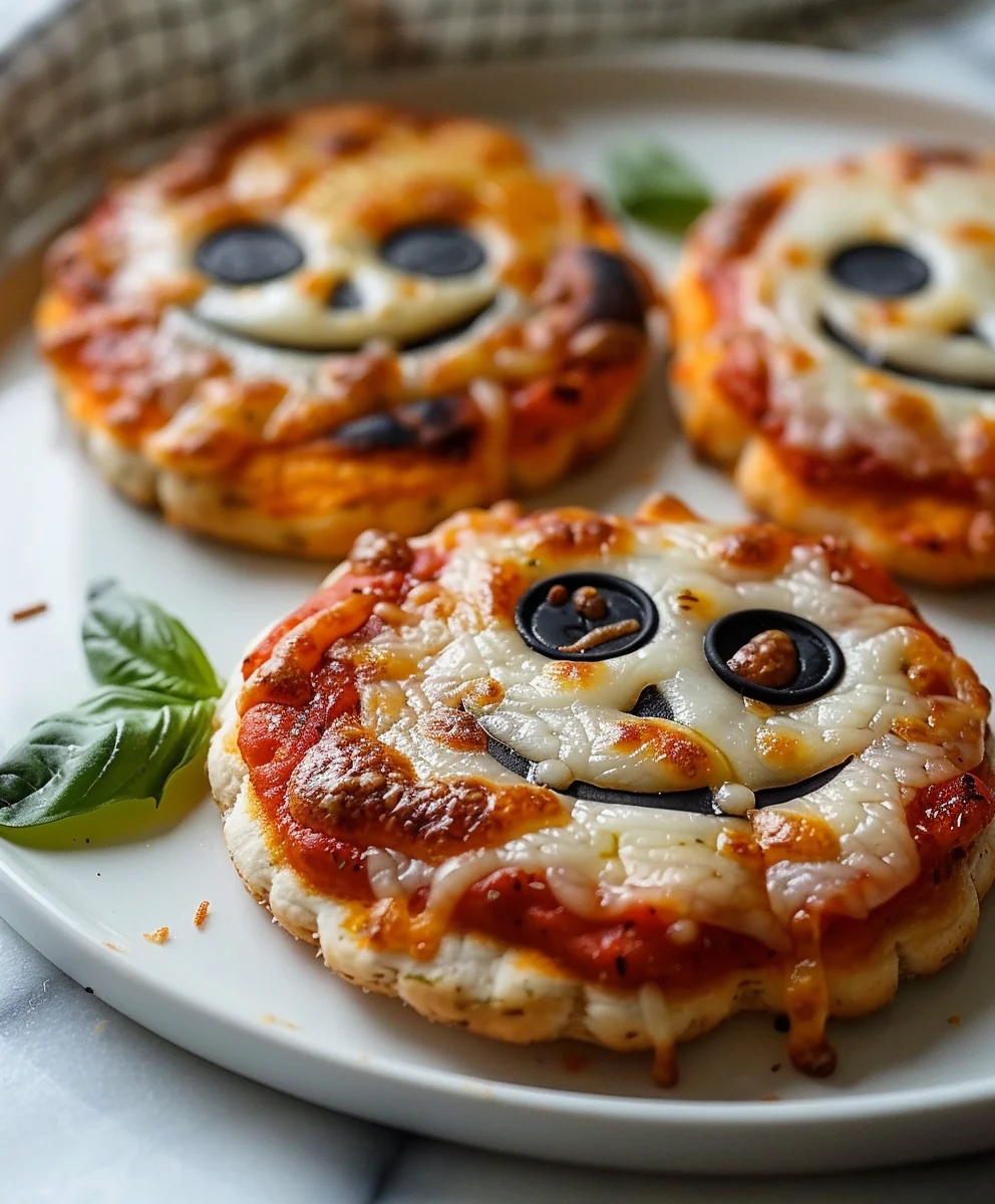Easy Mini Halloween Pizzas: Spooky & Fun Kids' Treat!
