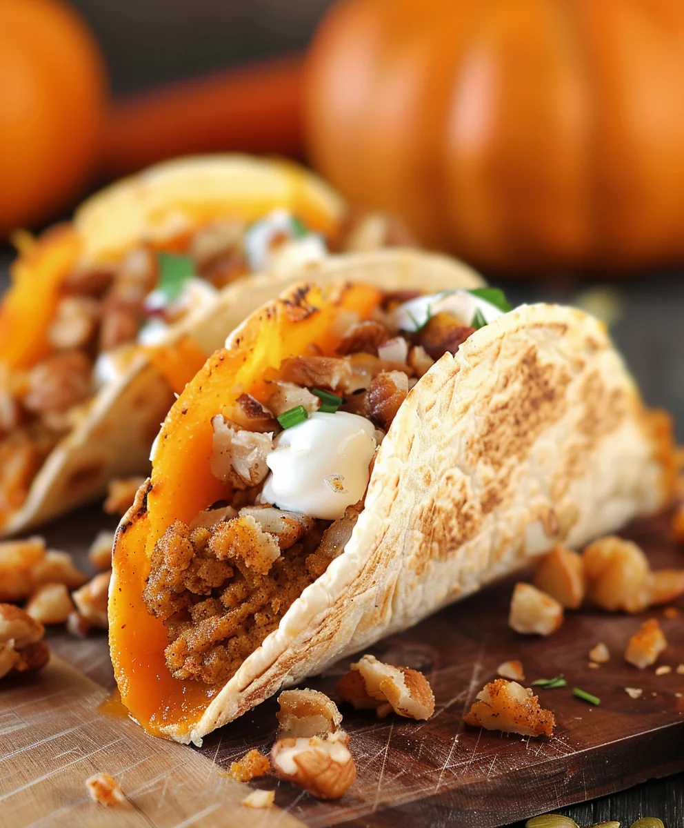 Pumpkin Pie Tacos