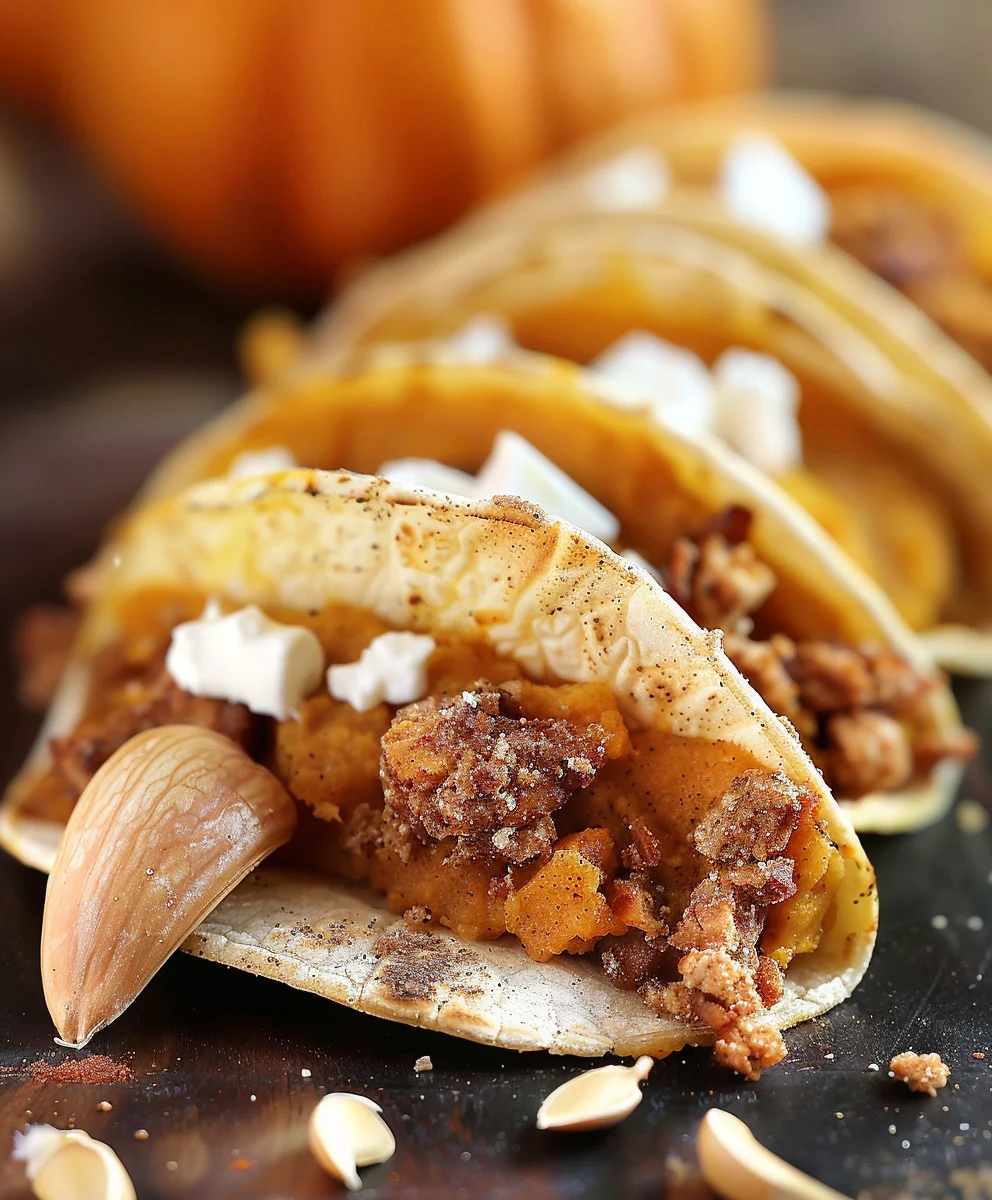 Dessert Dream: Pumpkin Pie Tacos - Your New Fall Favorite!