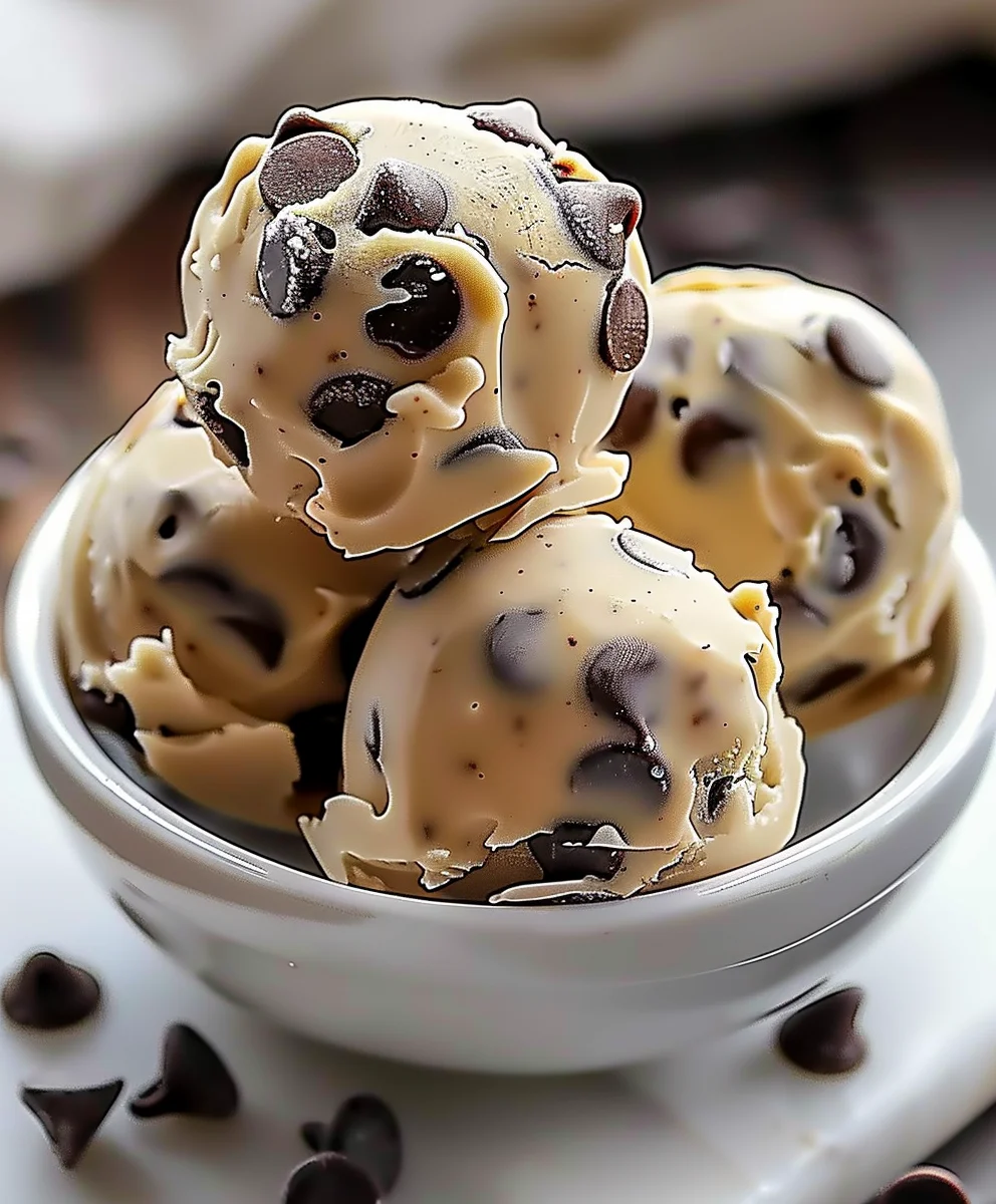 Healthy Frozen Greek Yogurt Peanut Butter Choc Chip Bites