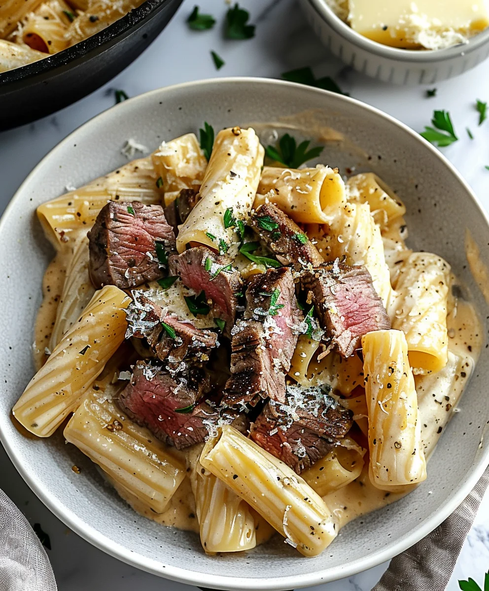 Creamy Garlic Butter Steak Rigatoni: Your New Favorite Meal