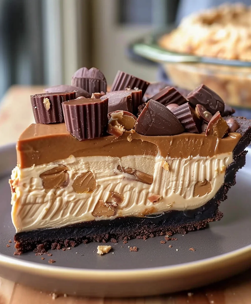 Giant Reeses Peanut Butter Cup Pie: The Ultimate Dessert!