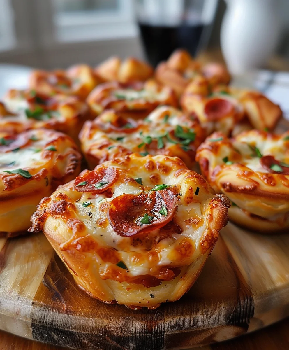 Mini Deep Dish Crescent Roll Pizzas: Easy Weeknight Dinner!