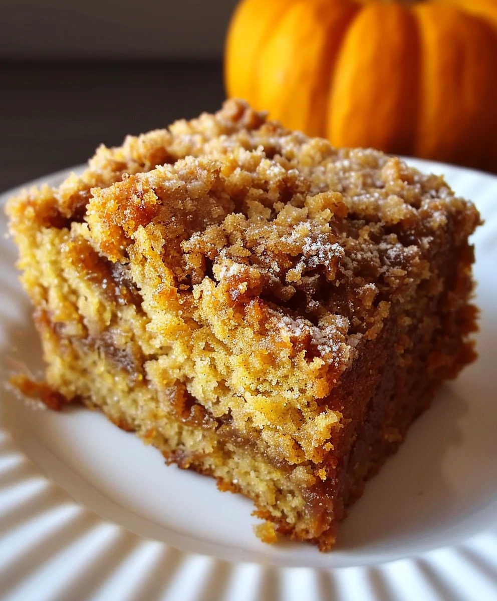 Irresistible Moist Pumpkin Crumb Cake: Perfect Fall Dessert