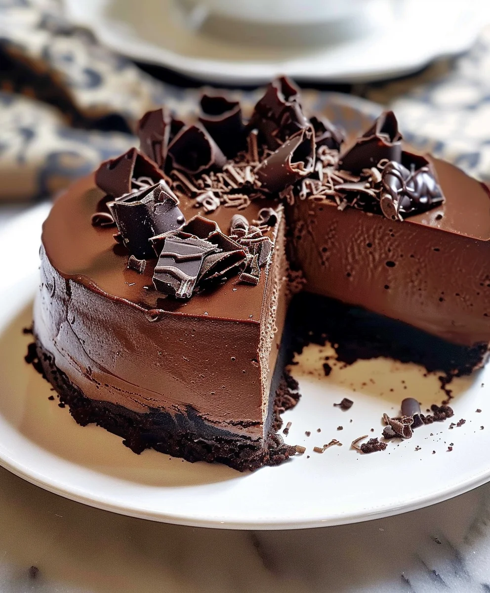 Ultimate Chocolate Fudge Truffle Cheesecake Delight