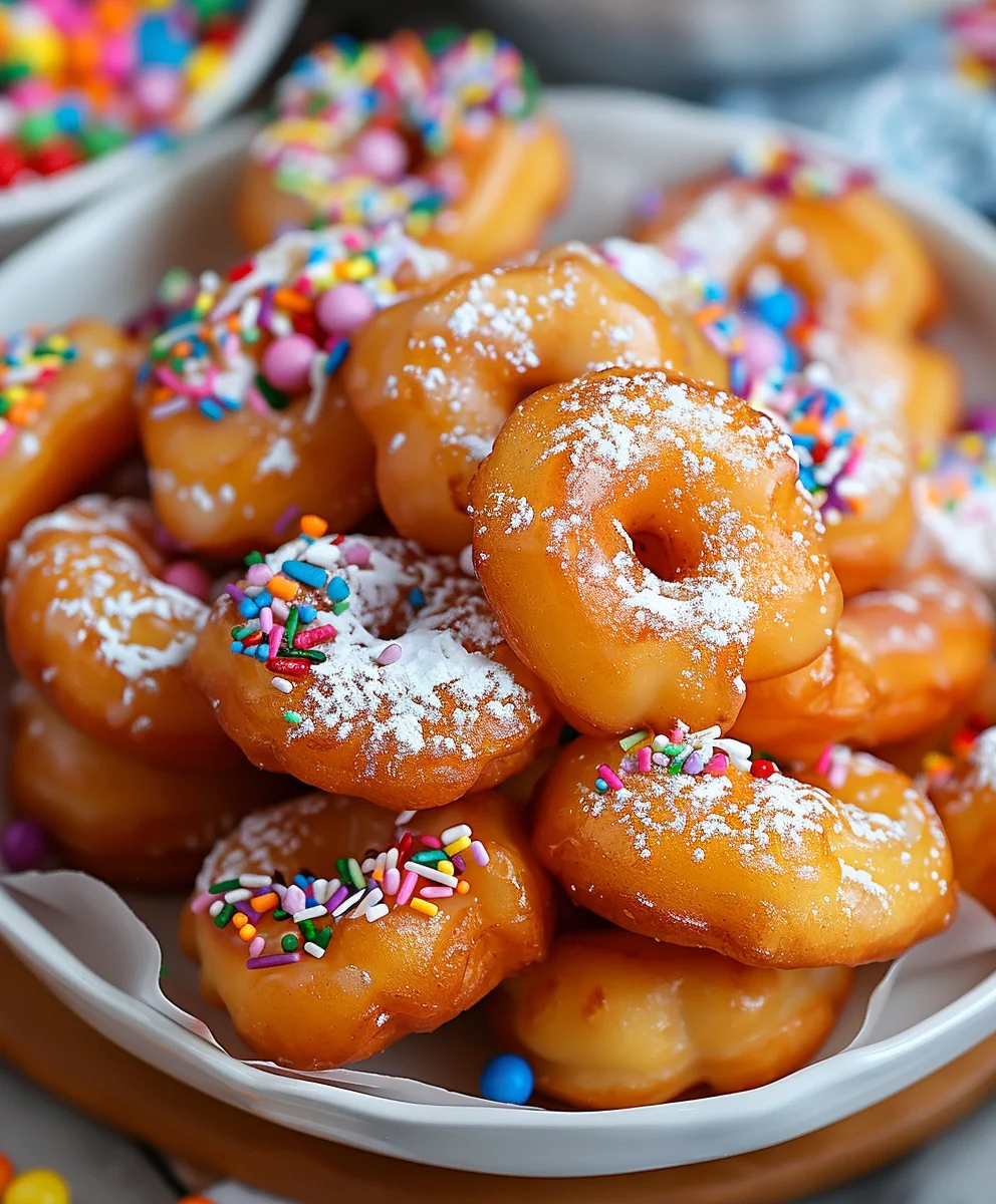 Funnel Cake Donut Recipe: Easy Carnival Style Dessert