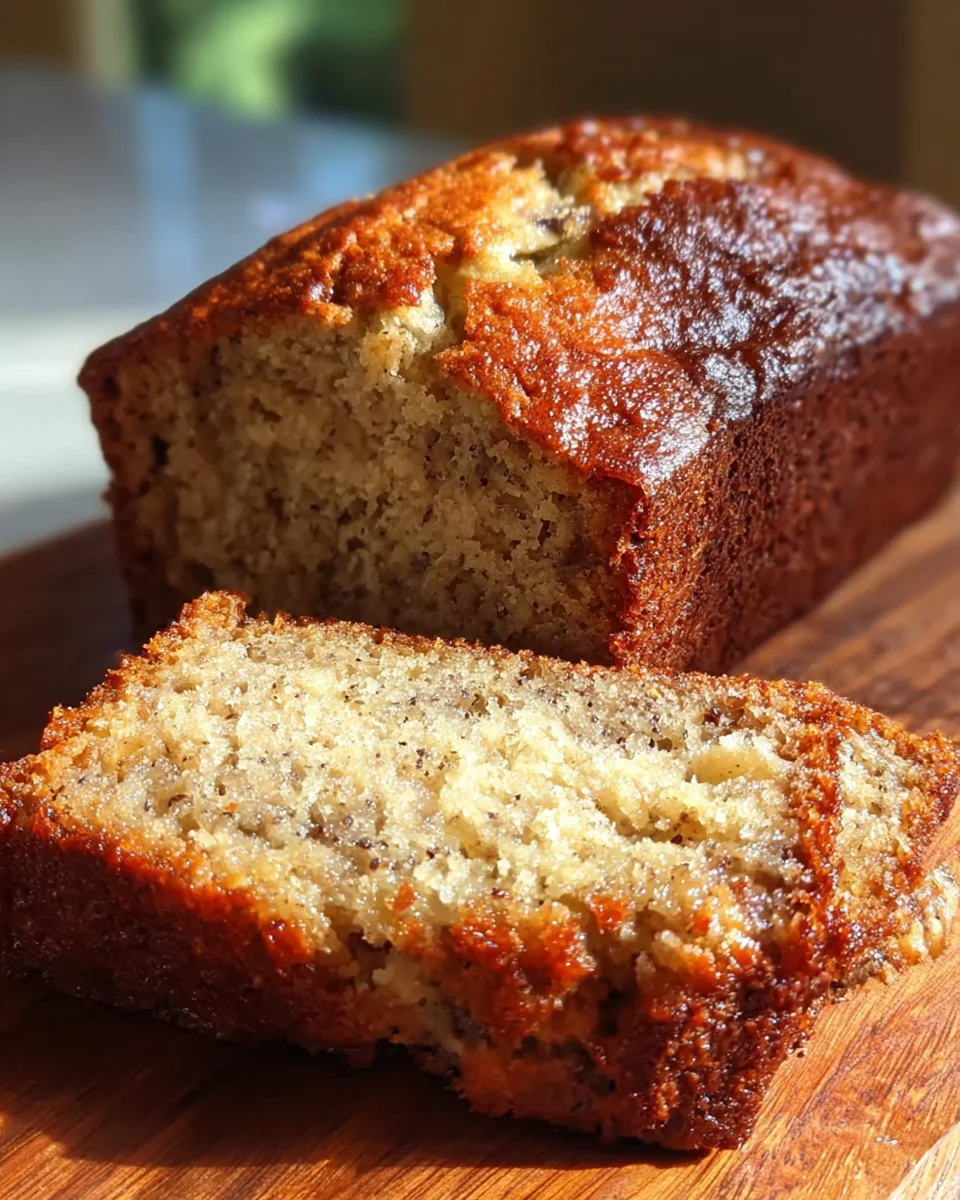 Seriously Moist Banana Bread Recipe with Ripe Bananas