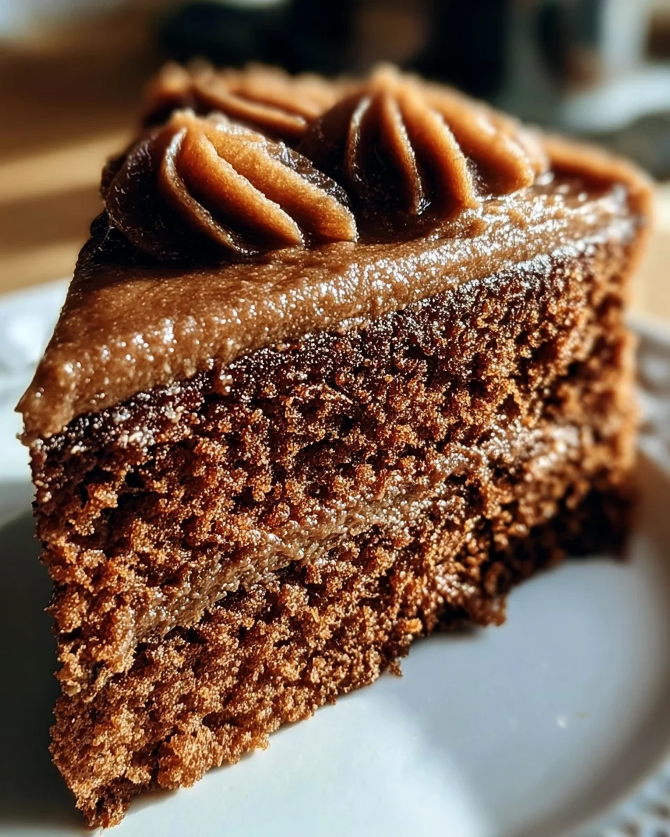 Non-Alcoholic Gin Gingerbread Cake with Rich Molasses Frosting