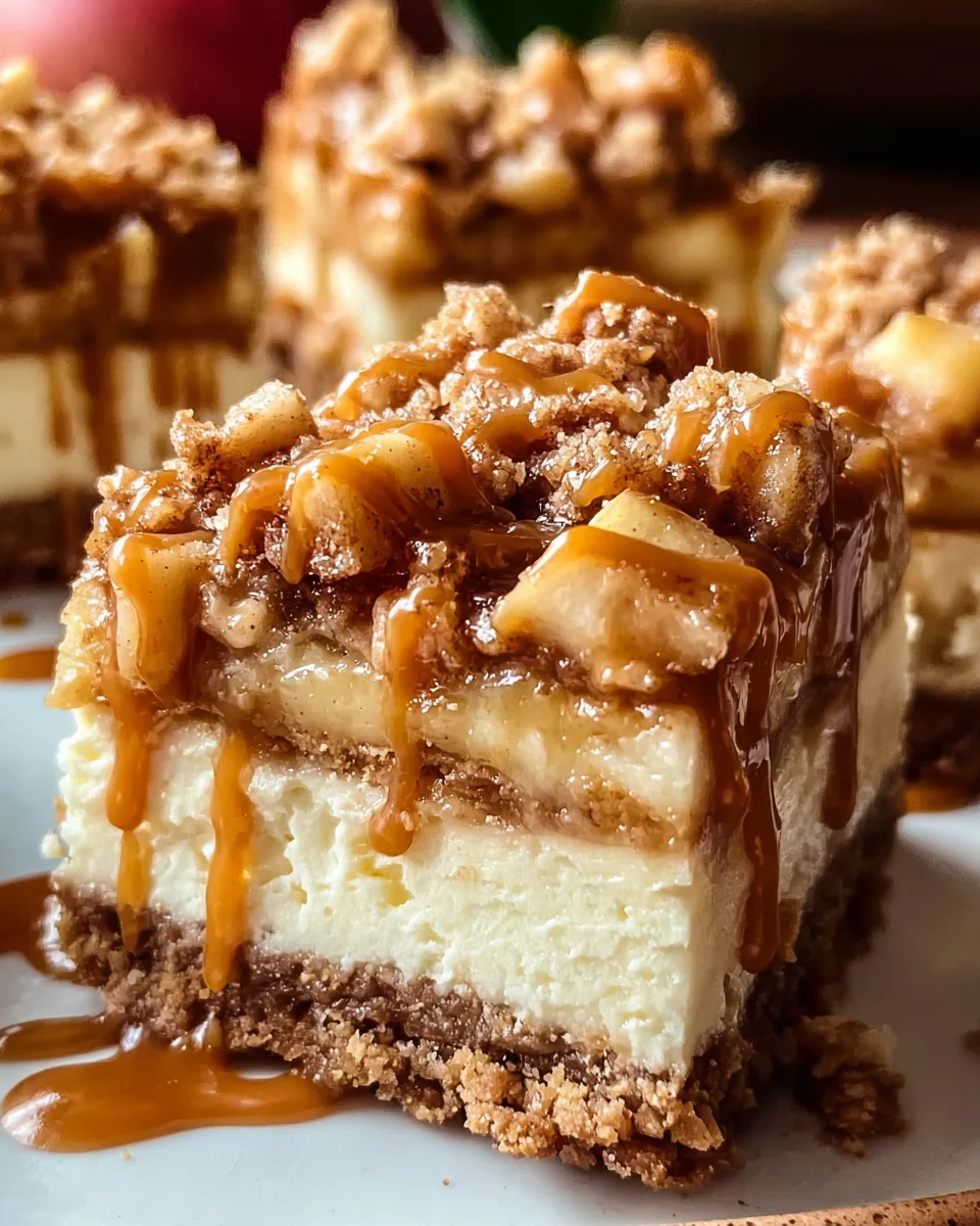 Decadent Caramel Apple Cheesecake Bars for Any Occasion