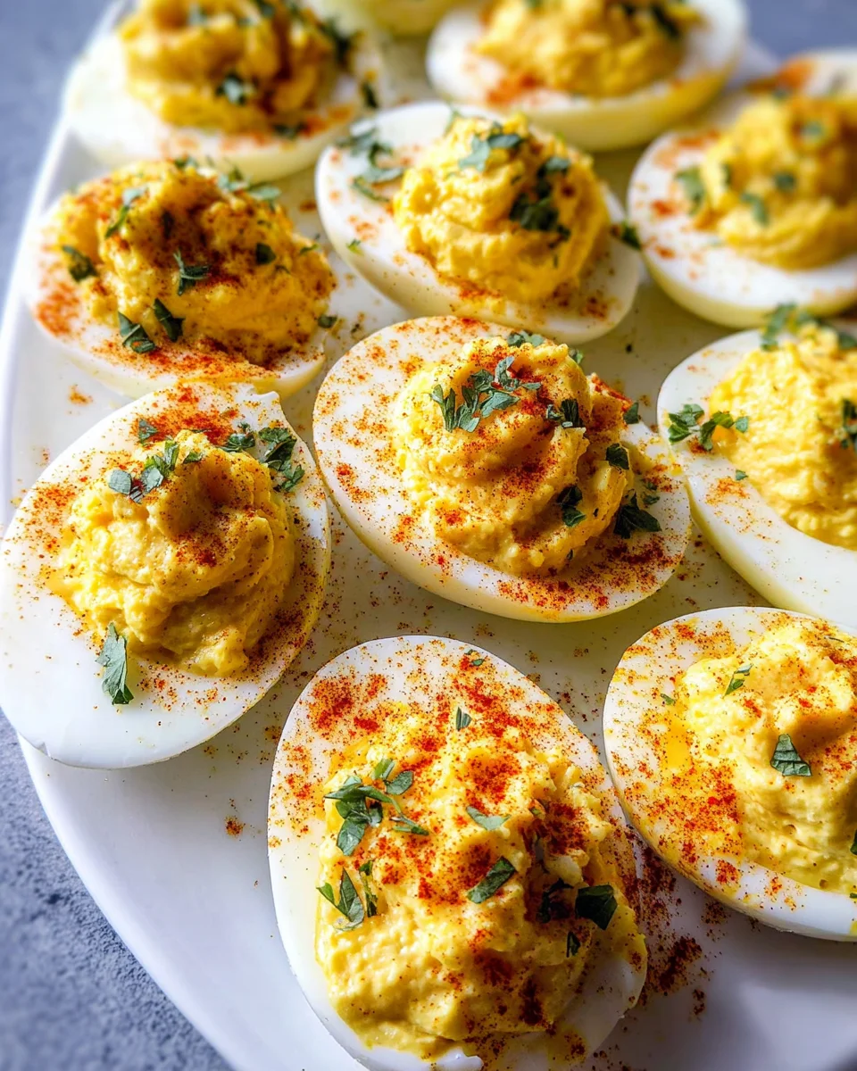 Easy Deviled Eggs Recipe: Classic Flavor, Modern Twist!
