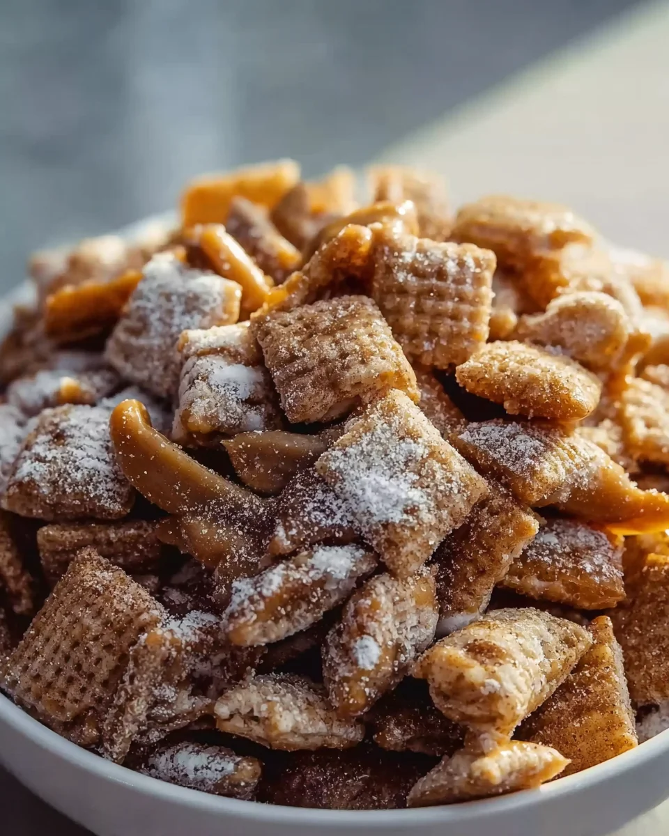 Irresistible Caramel Apple Puppy Chow - Easy No-Bake Dessert