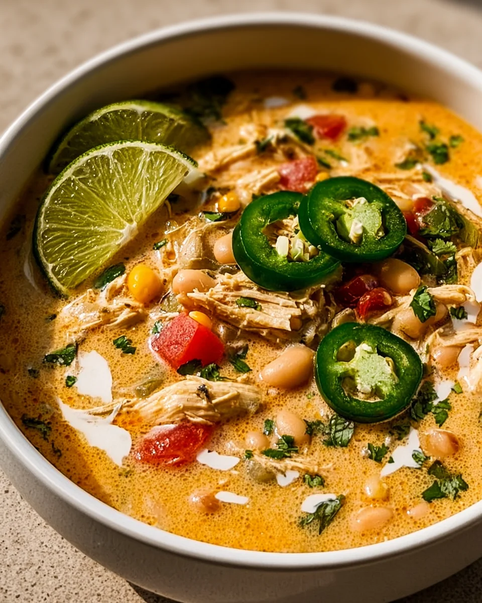 Hearty Cajun White Chicken Chili: Creamy, Zesty & Simple