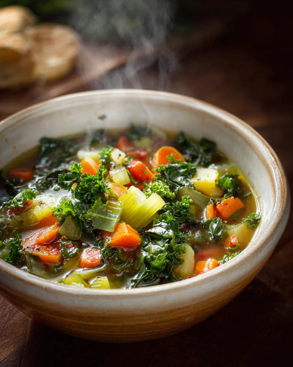Warm & Healthy Vegetable Soup Recipe - Easy & Delicious!