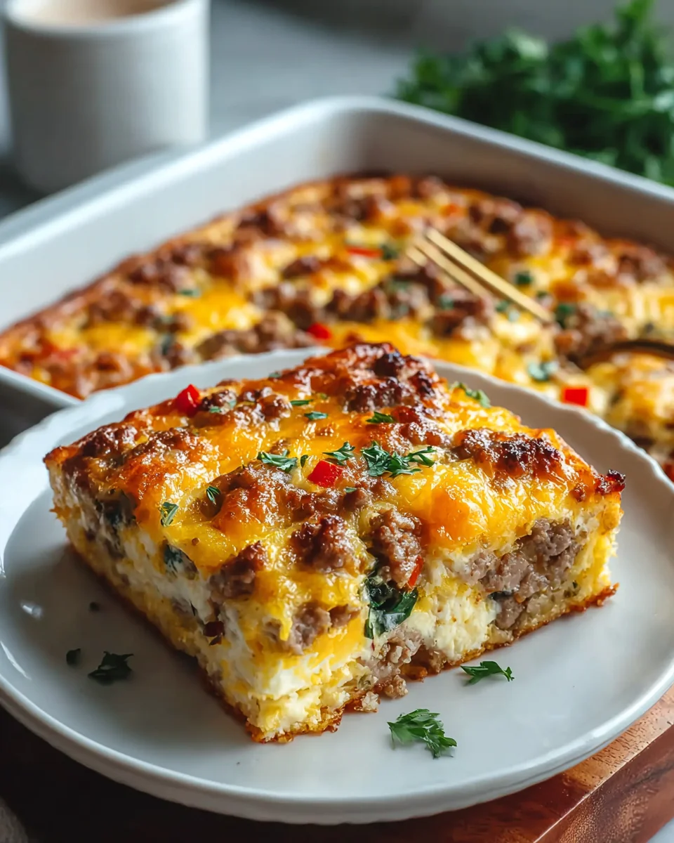 Easy Beef Sausage And Egg Casserole: Perfect Breakfast