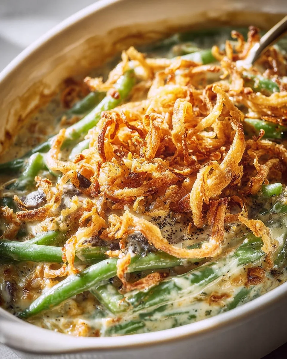 Irresistible Campbells Green Bean Casserole Recipe