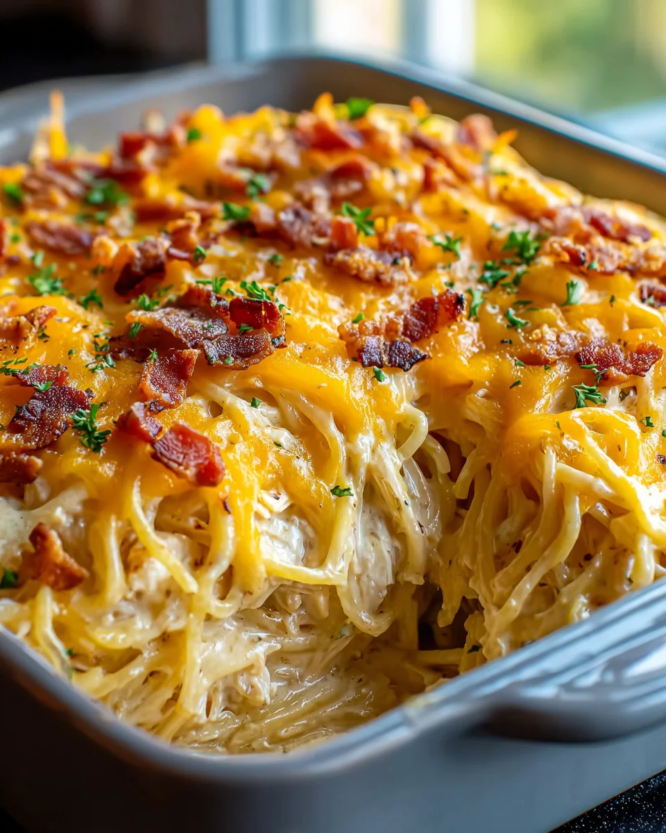 Creamy Southern Spaghetti Bake: Easy Family Dinner!