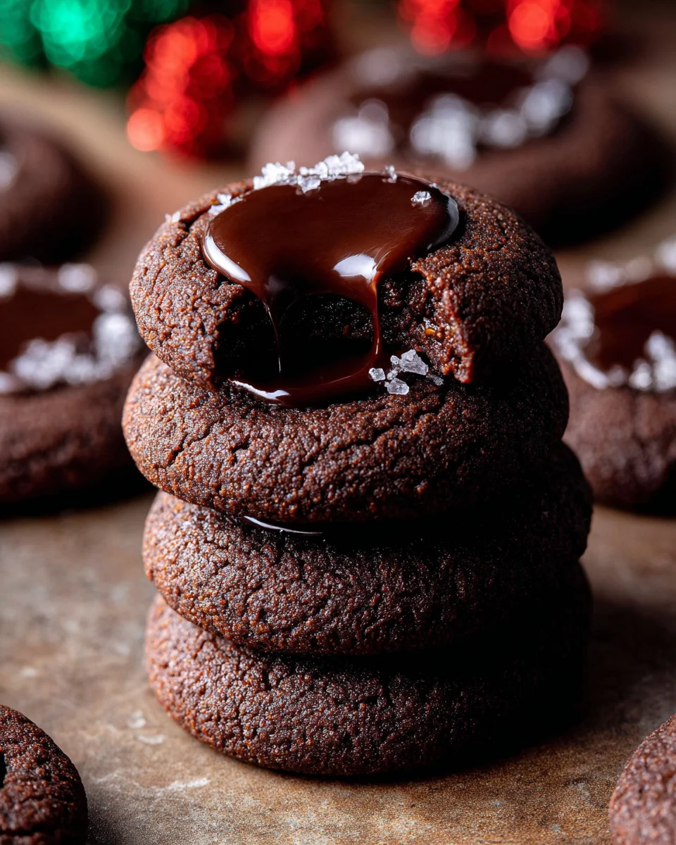 Chocolate Thumbprint Cookies: Easy, Chewy & Delicious!
