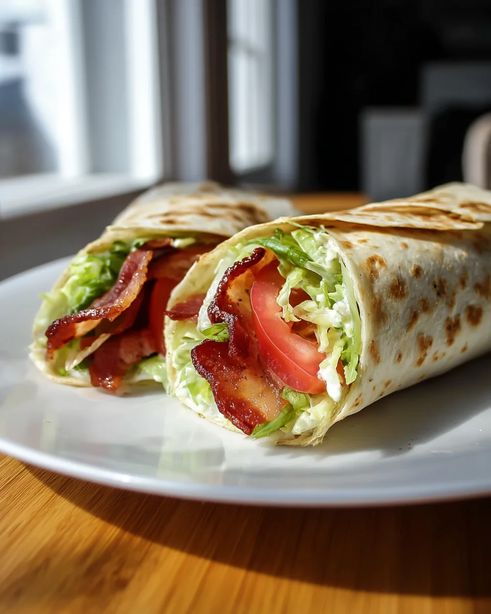 Gourmet BLT Wraps: Your New Favorite with Secret Sauce