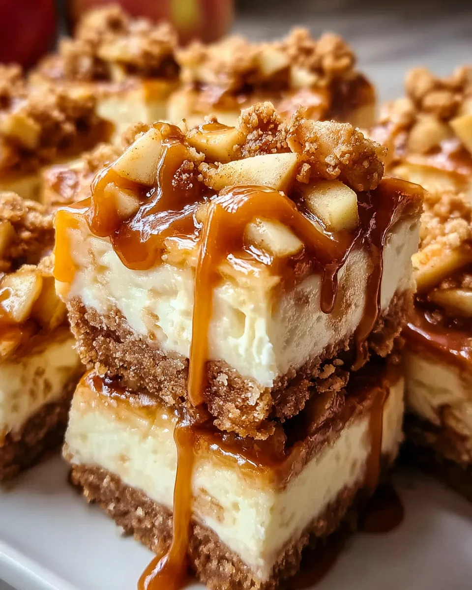 Decadent Caramel Apple Cheesecake Bars for Any Occasion