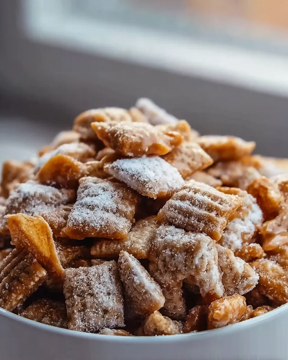 Irresistible Caramel Apple Puppy Chow - Easy No-Bake Dessert