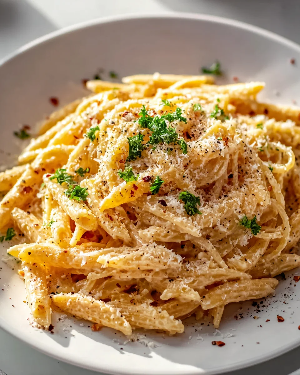 One Pot Creamy Garlic Pasta: Easy, Quick & Delicious Dinner!