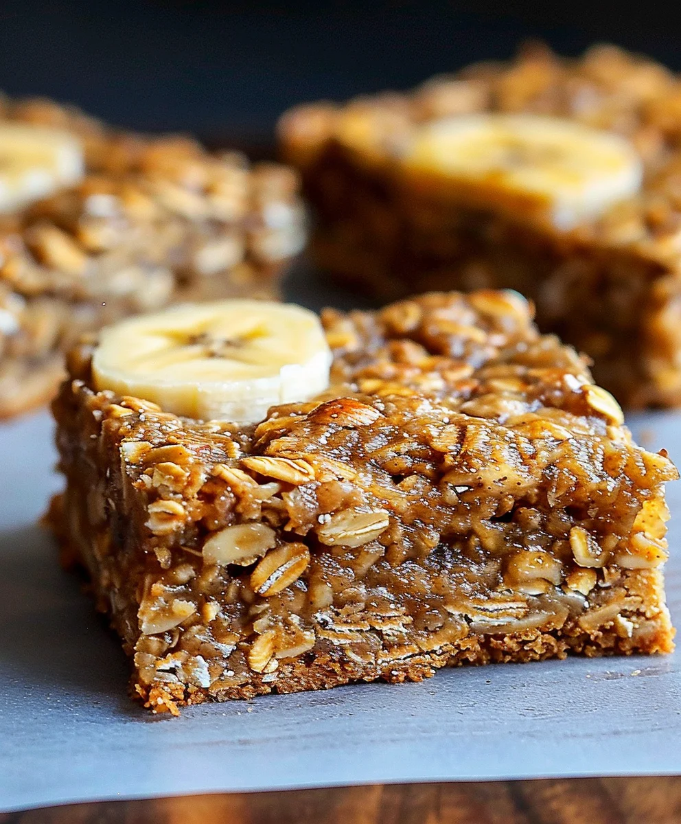 Banana Oatmeal Bars: Irresistible Healthy Snacking!