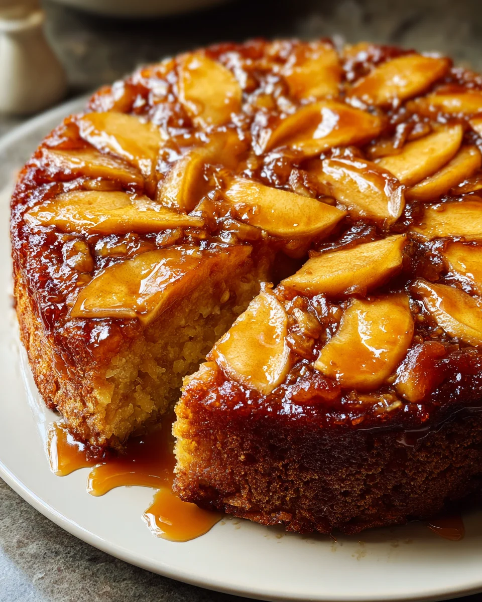 Best Caramel Apple Upside Down Cake – Perfect Fall Dessert