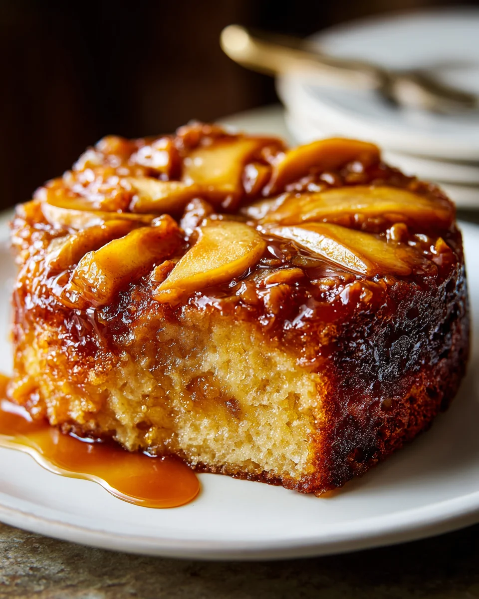 Best Caramel Apple Upside Down Cake – Perfect Fall Dessert