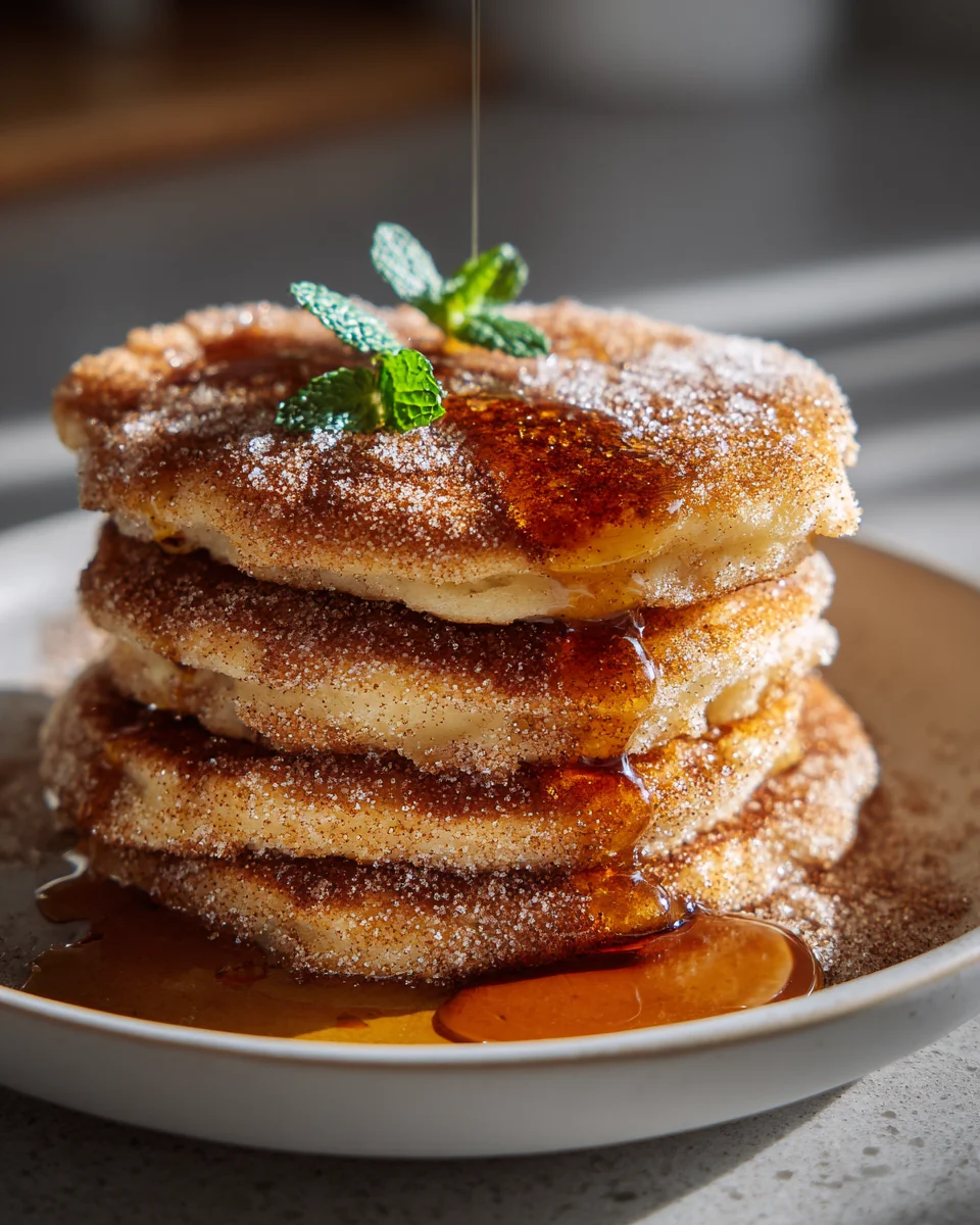 Spanish Churro Pancakes: A Sweet Breakfast Treat!