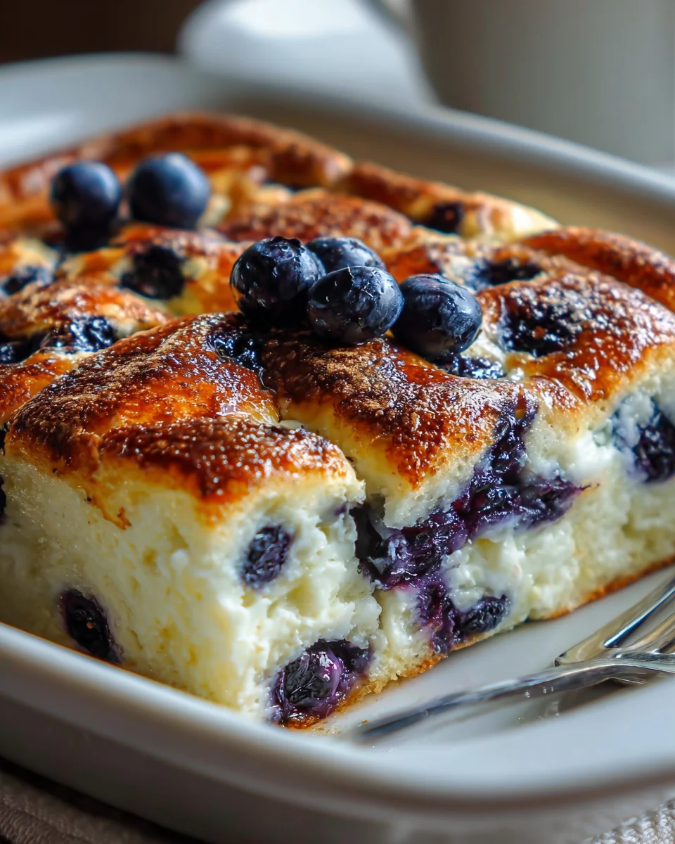 Delicious Blueberry Cottage Cheese Breakfast Bake Recipe